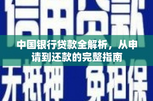 大东中国银行贷款全解析，从申请到还款的完整指南
