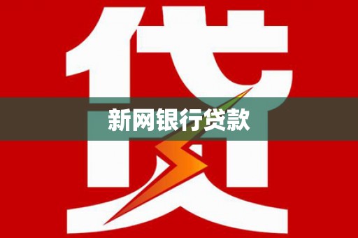 大东新网银行贷款