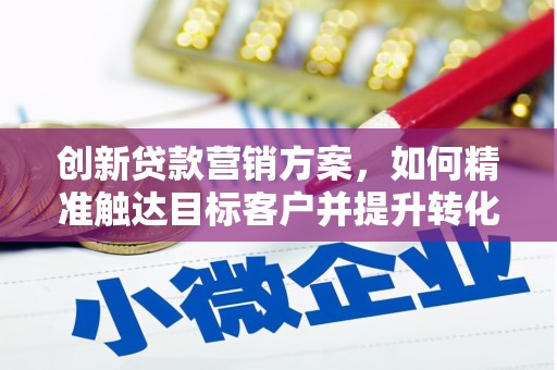 大东创新贷款营销方案，如何精准触达目标客户并提升转化率