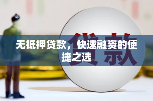 大东无抵押贷款，快速融资的便捷之选