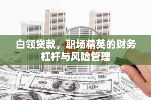 大东白领贷款，职场精英的财务杠杆与风险管理