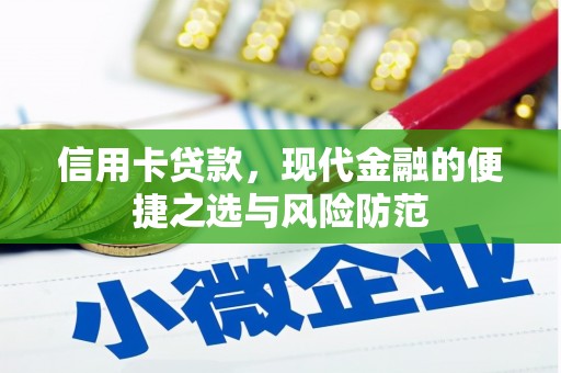 大东信用卡贷款，现代金融的便捷之选与风险防范
