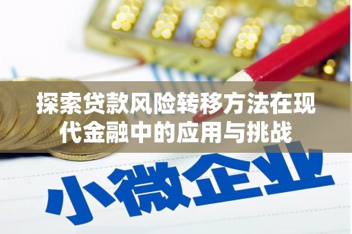 大东探索贷款风险转移方法在现代金融中的应用与挑战