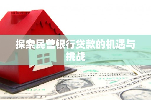 大东探索民营银行贷款的机遇与挑战