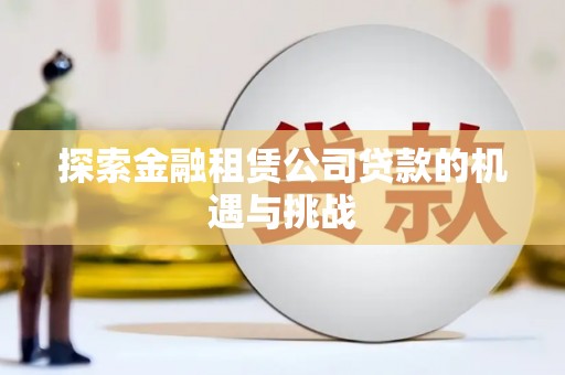 大东探索金融租赁公司贷款的机遇与挑战