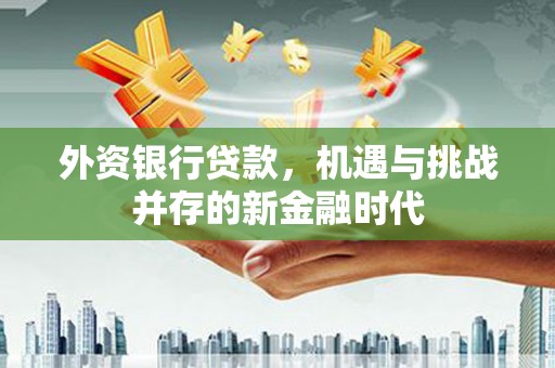 大东外资银行贷款，机遇与挑战并存的新金融时代