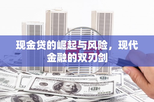 大东现金贷的崛起与风险，现代金融的双刃剑