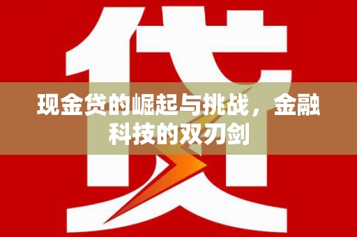 大东现金贷的崛起与挑战，金融科技的双刃剑