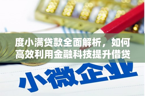 大东度小满贷款全面解析，如何高效利用金融科技提升借贷体验