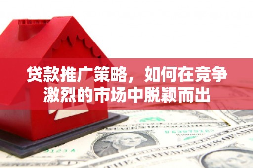 大东贷款推广策略，如何在竞争激烈的市场中脱颖而出