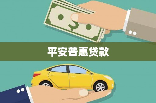 大东平安普惠贷款