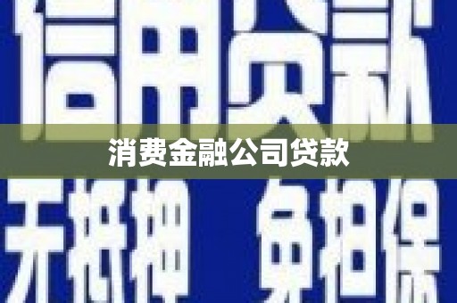 大东消费金融公司贷款