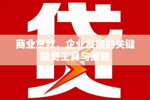 大东商业贷款，企业发展的关键融资工具与策略