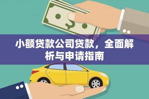大东小额贷款公司贷款，全面解析与申请指南