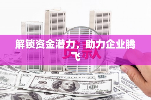 大东解锁资金潜力，助力企业腾飞