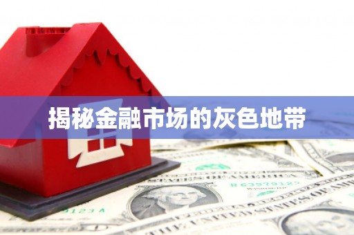 大东揭秘金融市场的灰色地带