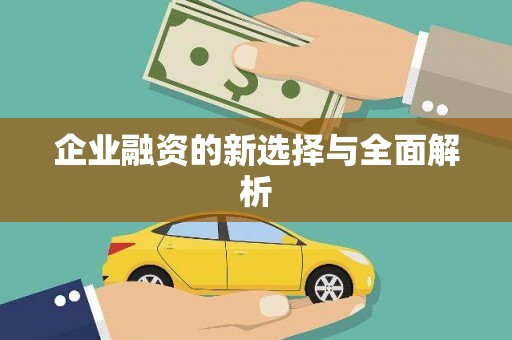 大东企业融资的新选择与全面解析