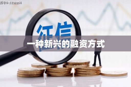 大东一种新兴的融资方式